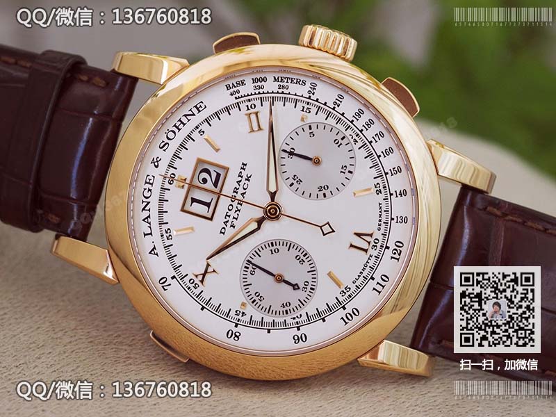 高仿朗格手表-万年历系列403.032 玫瑰金/精钢腕表 手动机械