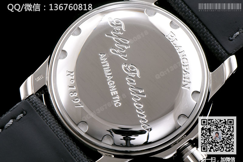 高仿宝珀手表-Blancpain五十噚系列 5015-1130-52 自动机械腕表
