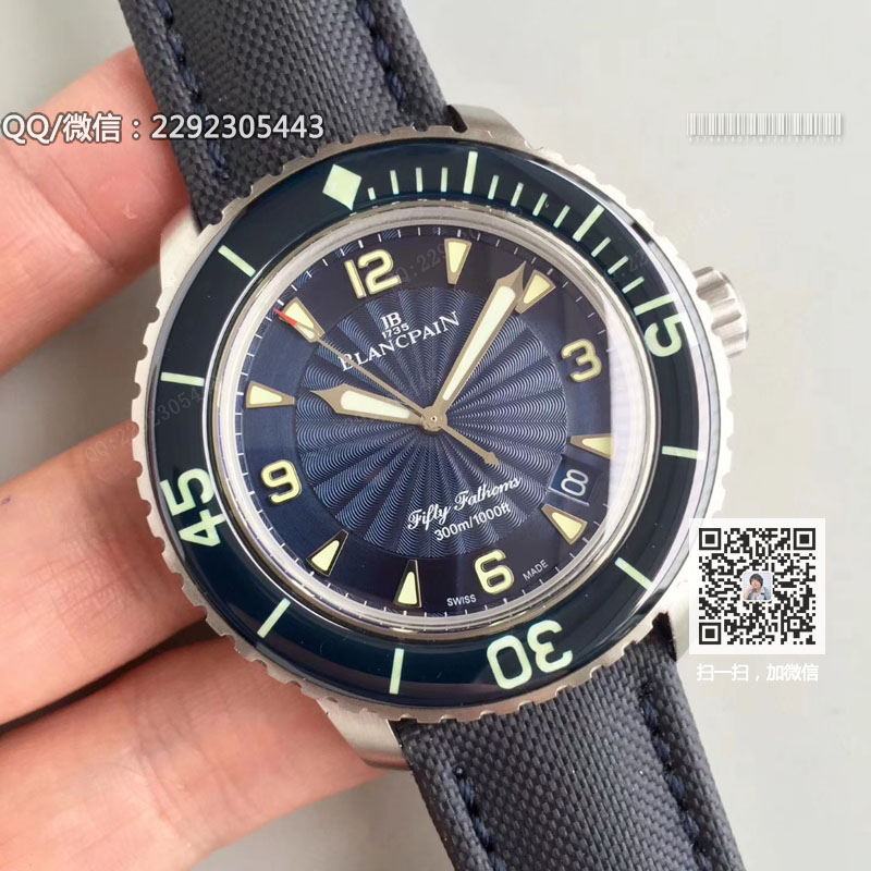 高仿宝珀手表-Blancpain 五十噚系列 5015D-1140-52B