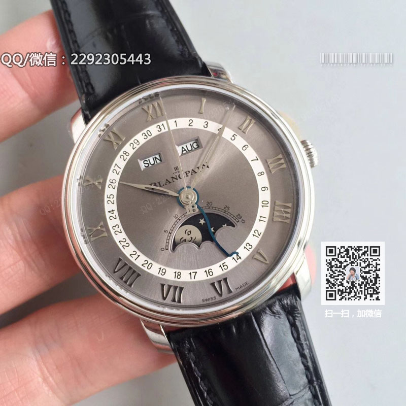 高仿宝珀手表-经典系6654-1113-55B腕表 日历星期月份功能显示 自动机械男表
