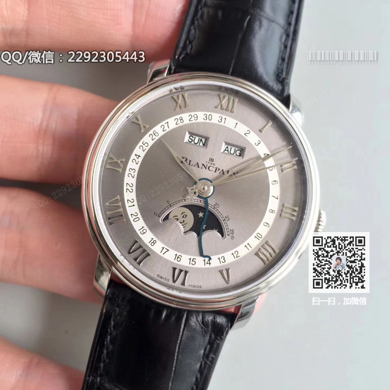 高仿宝珀手表-经典系6654-1113-55B腕表 日历星期月份功能显示 自动机械男表