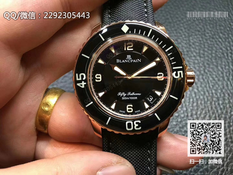 高仿宝珀手表-Blancpain 五十噚系列5015-3630-52