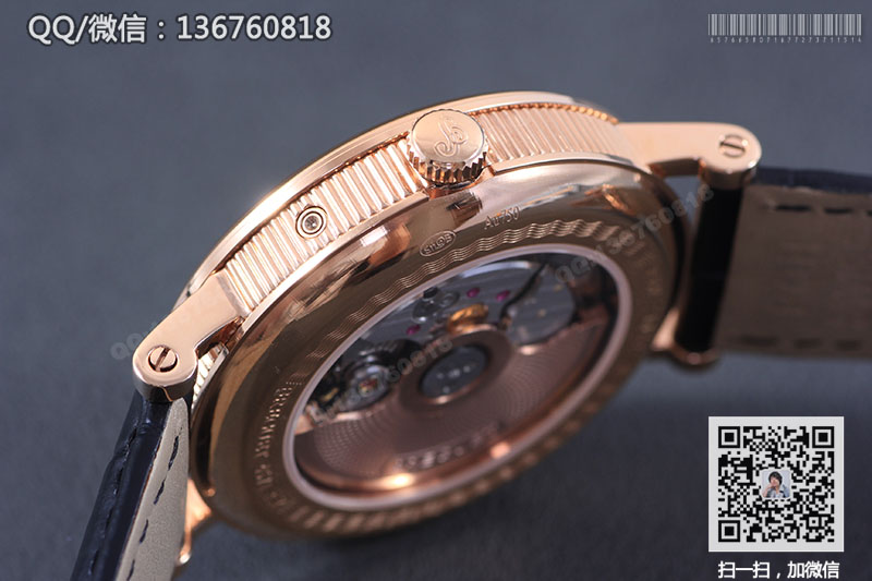 高仿宝玑手表-经典系列7337BR/1E/9V6玫瑰金机械腕表