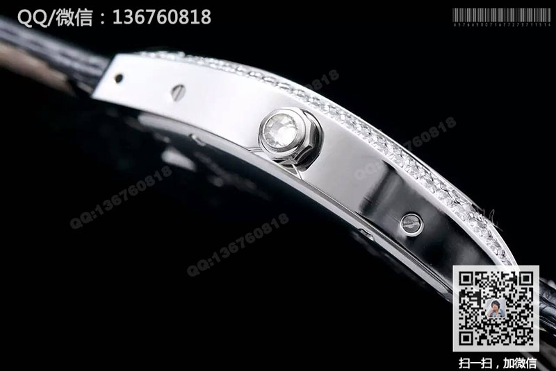 CARTIER卡地亚龟形系列WA503851镶钻石英腕表