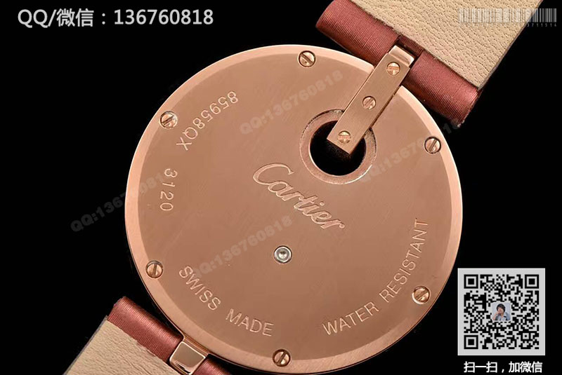 CARTIER卡地亚CAPTIVE DE CARTIER系列WG600006玫瑰金石英腕表
