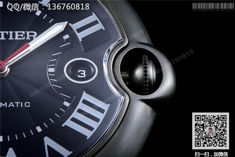 CARTIER卡地亚碳镀层蓝气球系列WSBB0015机械腕表
