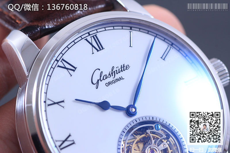 高仿格拉苏蒂原创手表-Glashütte Original 参议员系列94-11-01-01-04陀飞轮腕表