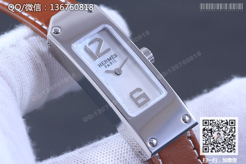 Hermès爱马仕KELLY 2系列KT1.210.130/UBC1腕表精钢腕表