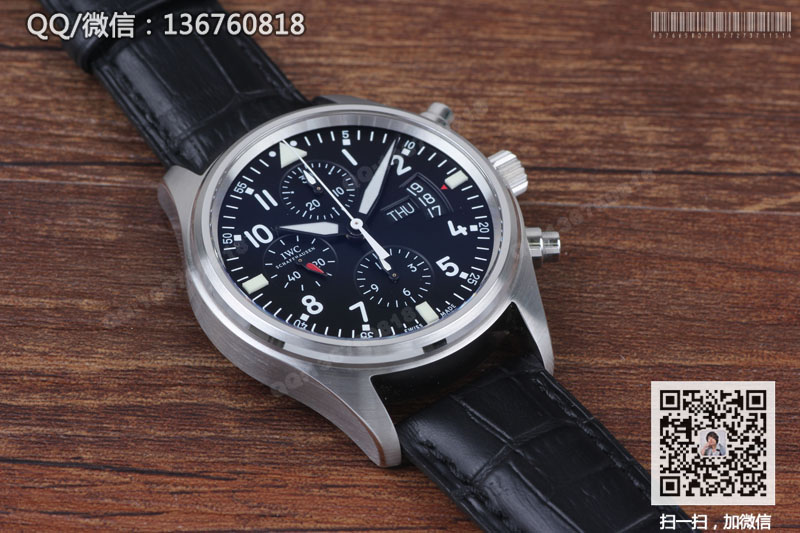 高仿万国手表-飞行员系列多功能计时腕表IW377701