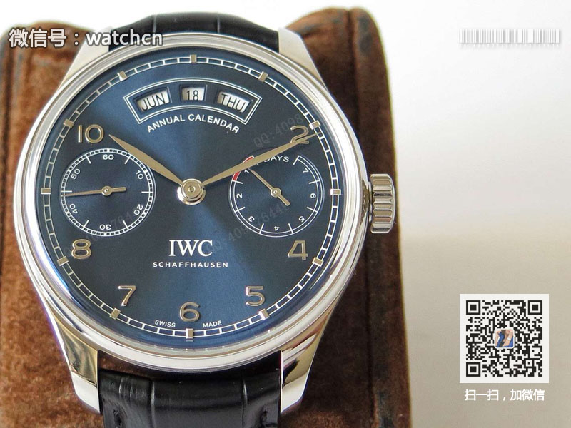 高仿万国葡萄牙系列年历腕表IW503502 机械男表