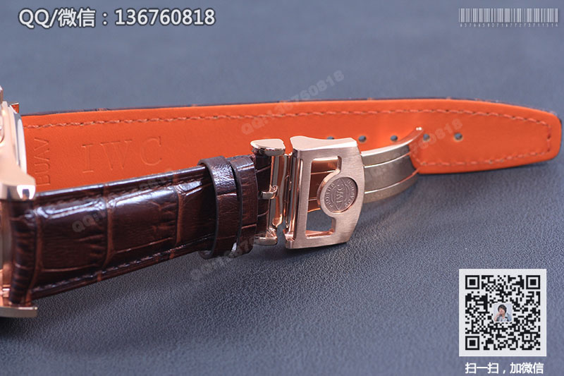 IWC万国葡萄牙系列IW390202自动机械腕表 棕色皮带款