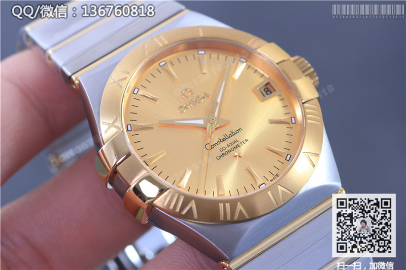 高仿欧米茄手表-omega 星座38毫米同轴腕表系列123.20.38.21.08.001腕表
