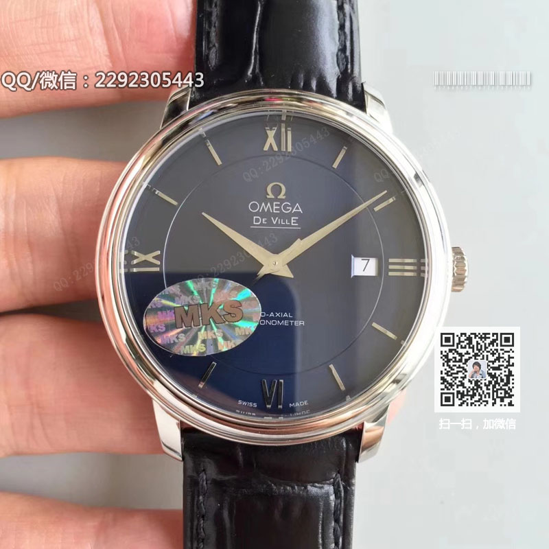 高仿欧米茄手表-Omega碟飞系列男士机械手表424.13.40.20.03.001（蓝面）