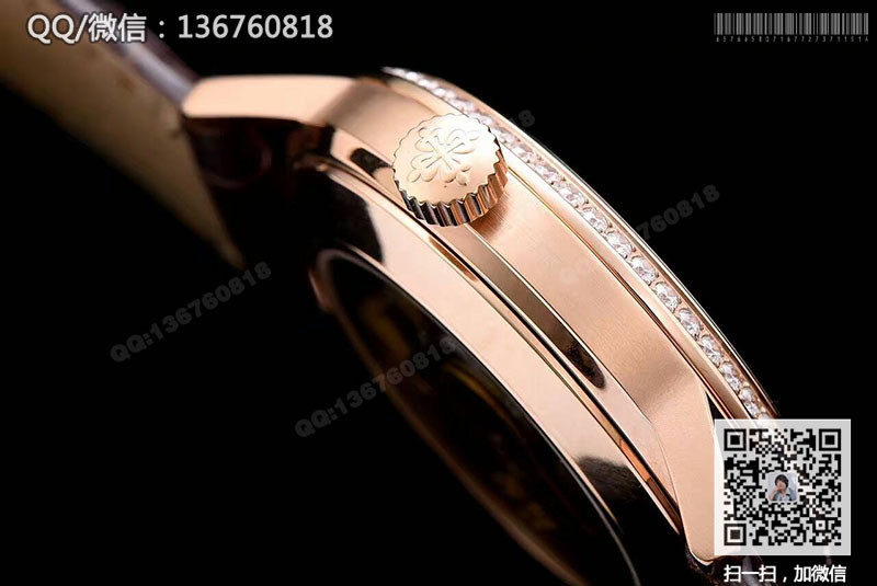 PATEK PHILIPPE百达翡丽超级复杂功能计时系列玫瑰金镶钻腕表
