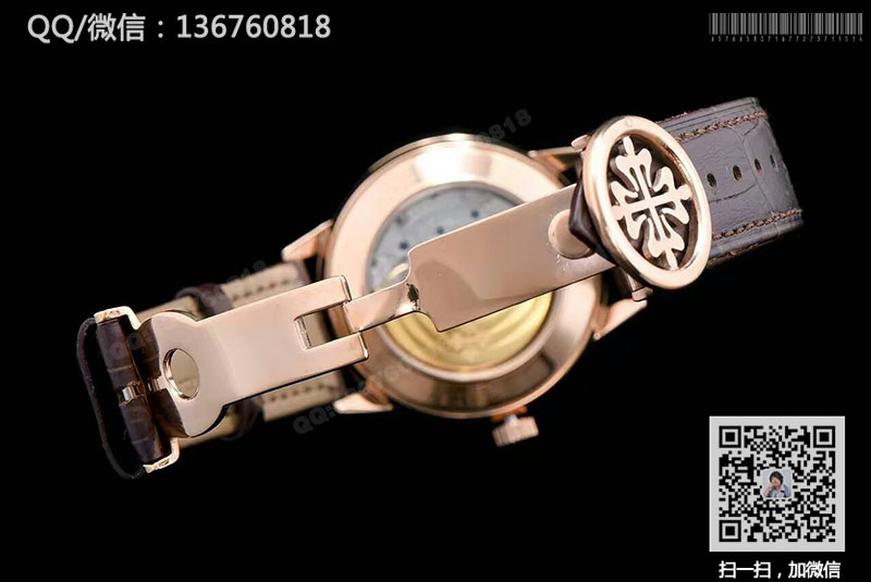 PATEK PHILIPPE百达翡丽超级复杂功能计时系列玫瑰金镶钻腕表
