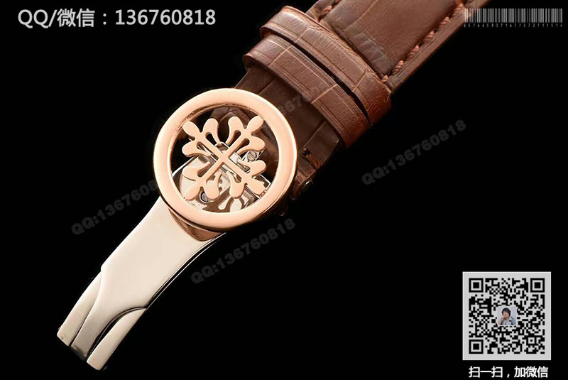 PATEK PHILIPPE百达翡丽古典表系列5153R-001玫瑰金镶钻黑盘腕表
