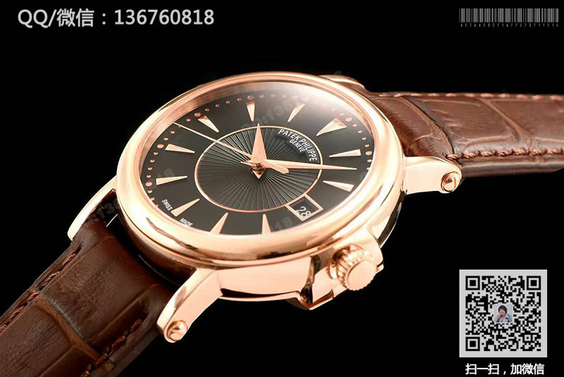 PATEK PHILIPPE百达翡丽古典表系列5153R-001玫瑰金黑盘腕表