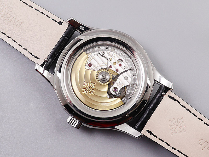 高仿百达翡丽手表-PATEK PHILIPPE 复杂功能计时系列5205G-001 腕表 银白表盘