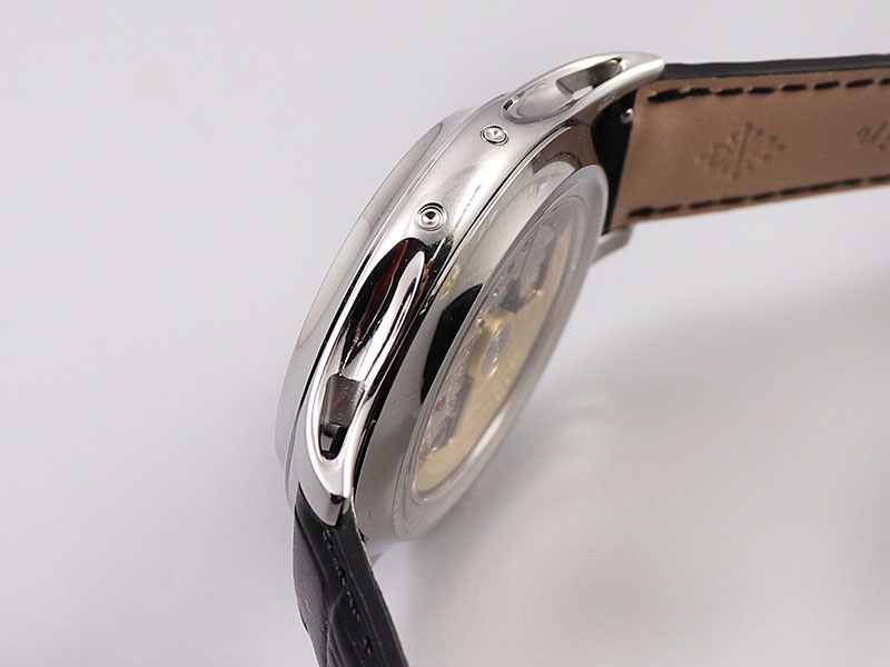 高仿百达翡丽手表-PATEK PHILIPPE 复杂功能计时系列5205G-010 腕表 灰黑表盘
