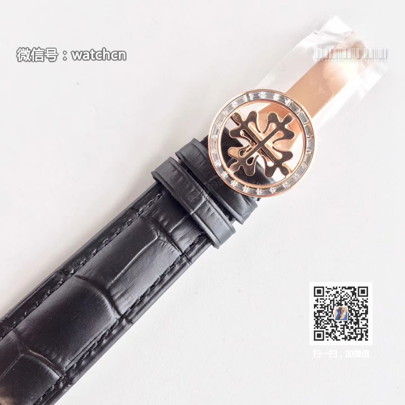 百达翡丽超级复杂功能计时系列6104R-001 镶钻星空腕表