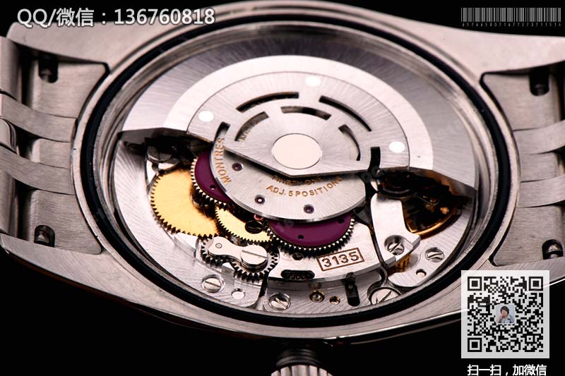 【顶级高仿表】劳力士日志型系列自动机械腕表116234 黑面镶钻