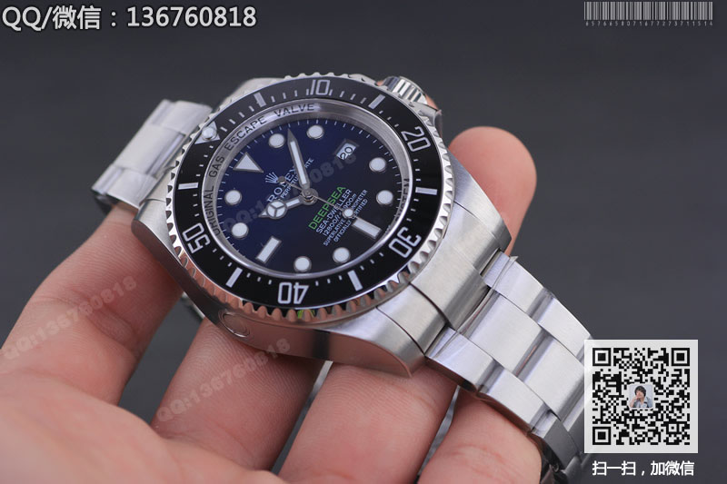 高仿劳力士手表-Rolex DEEPSEA深潜系列116660-98210 渐变蓝鬼王 瑞士/复刻ETA2836机芯