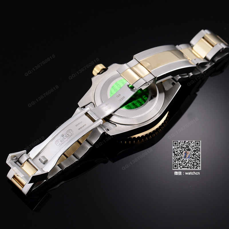 【NOOB完美版】劳力士Rolex Gmt-master格林尼治型II系列双时区计时自动机械男表116713