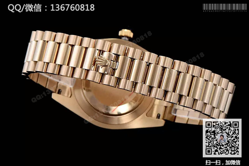 【精品】ROLEX劳力士星期日历型系列218348-83218香槟色表盘镶钻腕表
