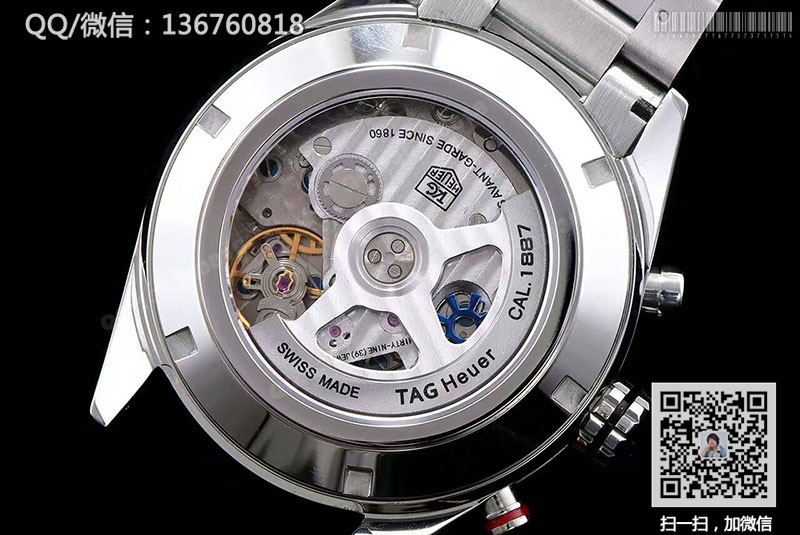 高仿泰格豪雅手表-卡莱拉系列自动计时机械手表CAR2A10.BA0799