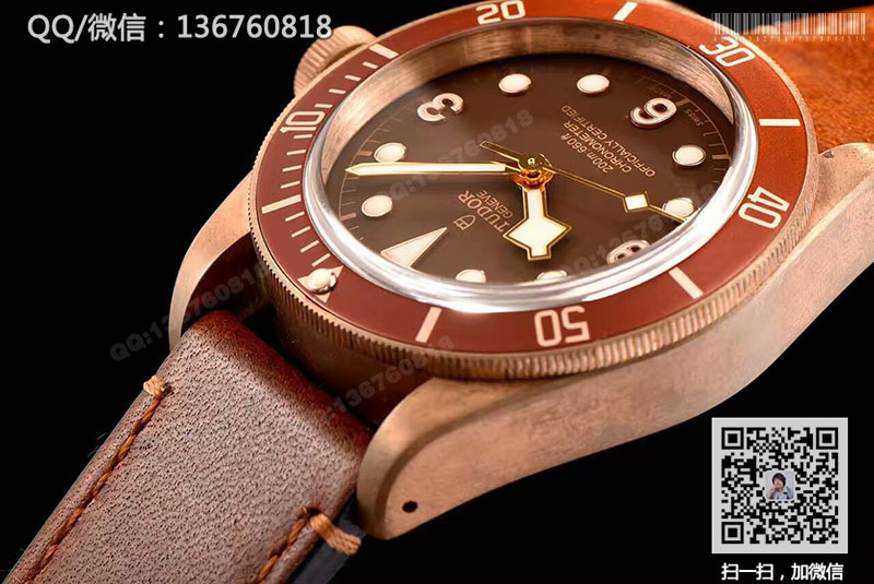高仿帝舵手表-启承系列M79250BM-0001（古铜色）男士机械腕表