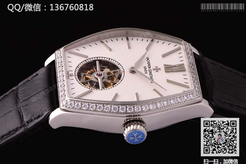 高仿江诗丹顿手表-马耳他陀飞轮-限量铂金珍藏系列30130/000P-9876腕表