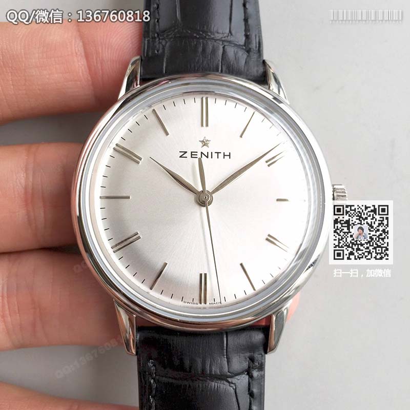 高仿真力时手表-ZENITH 150周年纪念款03.2270.6150/01.C493男士复刻腕表