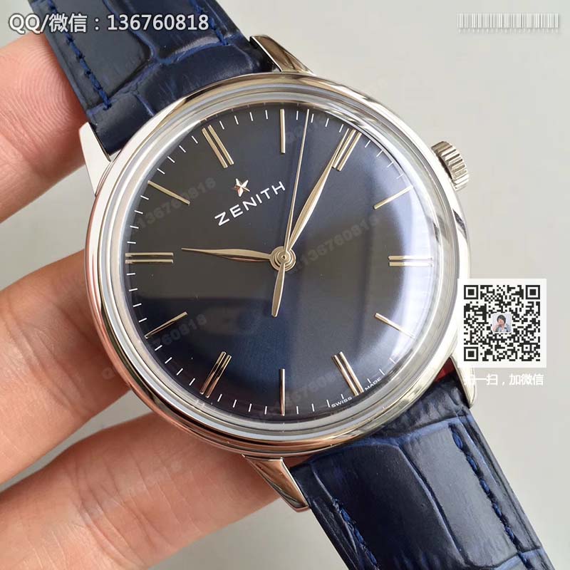 高仿真力时手表-ZENITH 150周年纪念款03.2272.6150/51.C700男士复刻腕表