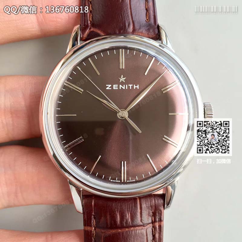 高仿真力时手表-ZENITH 150周年纪念款03.2270.6150男士复刻腕表