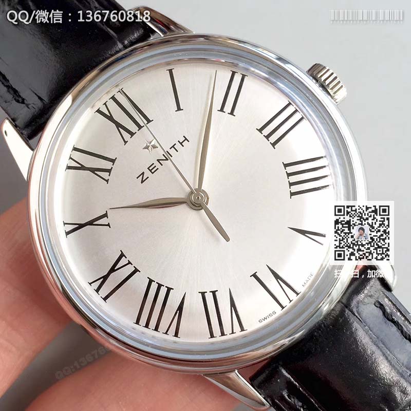 高仿真力时手表-ZENITH 150周年纪念款03.2330.679/11.C714男士复刻腕表
